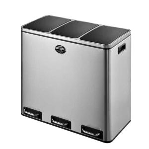 ダルトン ダブルデッカー トラッシュカン グレー ゴミ箱 ダストボックス TRASH CAN DOUBLE DECKER (トラッシュカンダブルデッカー