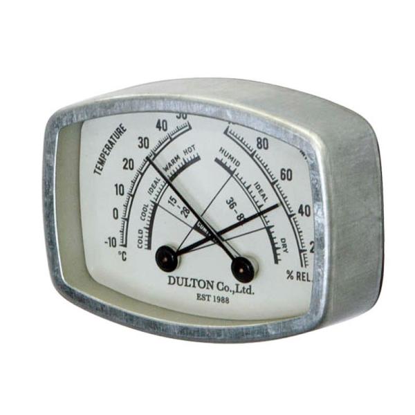 温度計・湿度計 湿温度計 ダルトン サーモ ハイグロメーター K925-1284 レクタングル コン...