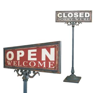 DULTON（ダルトン） オープン クローズ 看板 回転 OPEN CLOSE オープン