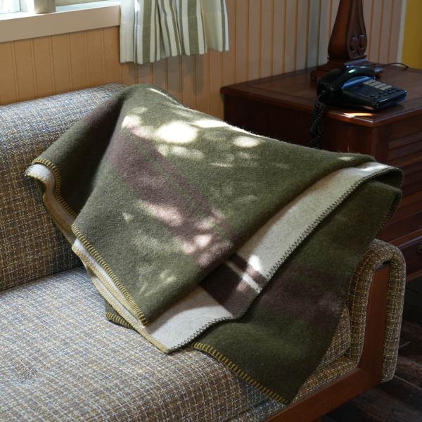 ブランケット 毛布 ウール 大判 ダルトン レイルロード ブランケット 190×190cm おしゃれ...