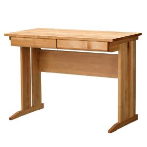 デスク 平机 木製 サイン 100デスク 天板サイズ100×55cm 国産品 アルダー無垢材 オイルフィニッシュ 堀田木工所製