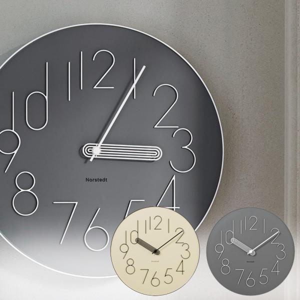 壁掛け時計 ウォールクロック Boork スイープムーブメント シンプル モダン レトロ ミッドセン...