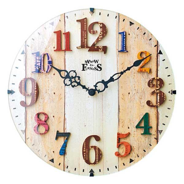 壁掛け時計 電波時計タイプ Amberg ウォールクロック アンティーク仕上げ デザインクロック イ...