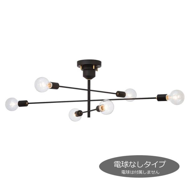 天井照明 シーリングライト Astre 電球無しタイプ 可動アーム 壁スイッチタイプ インダストリア...
