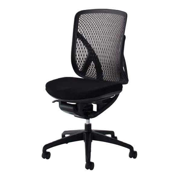 オフィスチェア Yera(イエラ) メッシュタイプ ハイバック / 肘無しタイプ ランバーサポート付...