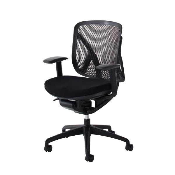 オフィスチェア Yera(イエラ) メッシュタイプ ローバック / アジャスタブル肘タイプ ランバー...
