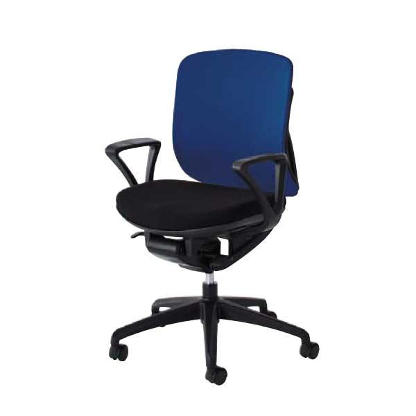 オフィスチェア Yera(イエラ) クロスカバータイプ ローバック / リング肘タイプ ランバーサポ...