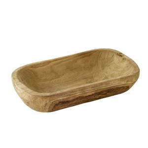 トレイ ボウル 木製 カービングウッド 深型 トレイの商品画像
