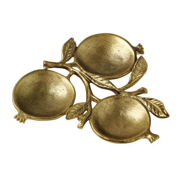 トレイ トレー ジュエリートレー LUXE アクセサリー トレイ ポムグラネイト ゴールド アンティ...