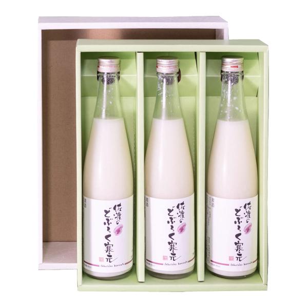 佐渡のどぶろく 480ml 3本  7度1本 佐渡島から直送 （送料無料）