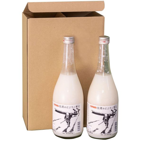 佐渡のどぶろく 昔ながらの佐渡のどぶろく720ml 2本  7度 佐渡島から直送 （送料無料）