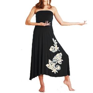 ベア トップ ワンピース プルメリア リーフ ト...の商品画像