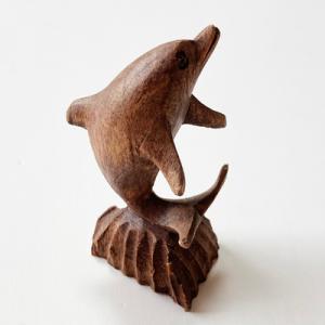 木彫り民芸品 TROUT オブジェ ベニサケ 魚 釣り 手彫り アイヌ 民族