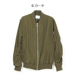 MA-1 ミリタリー ブルゾン M 〈カーキ〉ジャケット レディース MA-1 ミリタリー ブルゾン M 〈カーキ〉ジャケット レディース