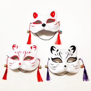 猫のお面　ハロウィン お面 猫 リアル猫の半面 怖い かわいい かっこいい 祭り 大人 パーティ