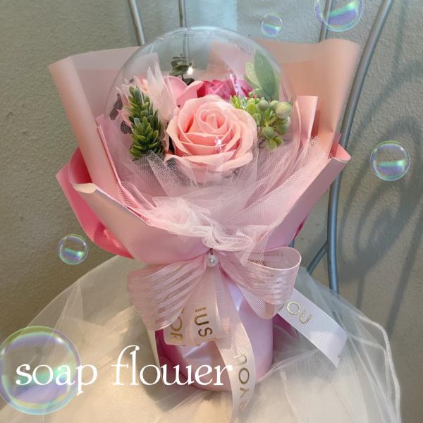 ソープフラワー  カプセル バルーン  ソープフラワー 香り ギフト 贈り物 プレゼント  誕生日 ...