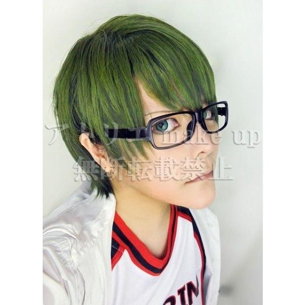 【黒子のバスケ コスプレ用ウィッグ】緑間 真太郎 アニメ マンガ ゲーム コスプレ用品 cospla...