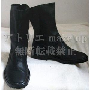 【BLEACH ブリーチ コスプレブーツ cosplay shoes 靴】沖田総悟 新撰組 ロングブ...