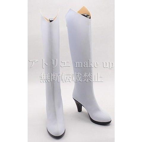 【VOCALOID コスプレ用ブーツ cosplay shoes 靴】初音ミク ロングブーツ マンガ...