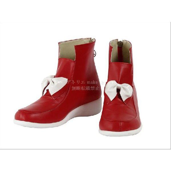 【東方project コスプレ用ブーツ cosplay shoes 靴】藤原 妹紅 コスプレシューズ...
