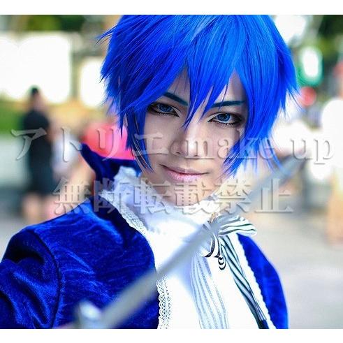 【 VOCALOID コスプレ用ウィッグ】KAITO カイト アニメ マンガ ゲーム コスプレ用品 ...