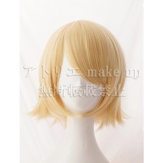 【 VOCALOID コスプレ用ウィッグ】鏡音 リン アニメ マンガ ゲーム コスプレ用品 cosp...