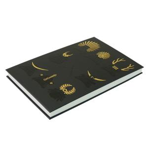 ポケット付き御城印帳 兜×kamon 黒 「書...の詳細画像3