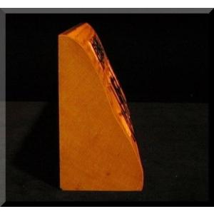 ネームプレート（木）DNP-L　デスクネームプレート（大）肩書付き　純手彫り　銘木ひがつら材｜atelier-owl｜04