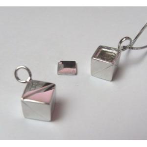 遺骨ペンダント トッププラチナ900 キューブ...の詳細画像3