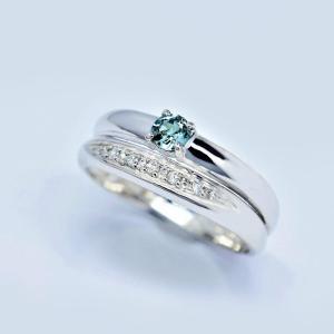 アレキサンドライト リング 指輪 0.15ct...の詳細画像4