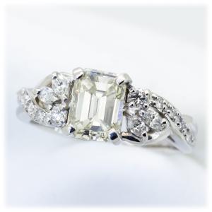 カラーチェンジ ガーネット リング 指輪 1.0ct Pt900 新品仕上げ済中古