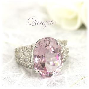 ローズクォーツ リング 指輪 大粒 3.5ct K10PG クォーツ
