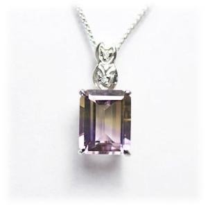 アメジスト ネックレス ペンダント 10ct Pt100 ローズアメジスト 2月