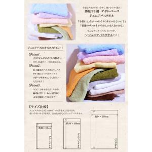 日本製 デイリーユース ジュニアバスタオル 抗...の詳細画像2