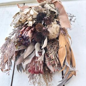 ドライフラワースワッグプロテアグレビレアの詳細画像2
