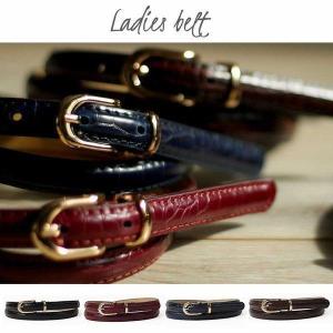 ベルト レディース クロコ レザー 合皮 大人 シンプル 上品 カジュアル Belt oth-ux-be-1618 WS