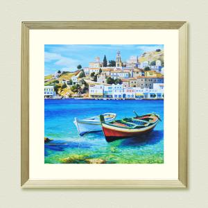 アートポスター 額入り 絵画 風景画 インテリア 海外風景 洋画 大型