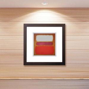 マーク・ロスコ「『White Center』(1950)　シルクスクリーン マーク・ロスコ「『White Center』(1950) シルクスクリーン 絵画