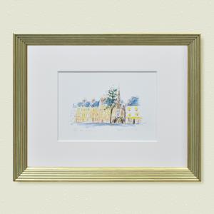津田耕 版画 絵画 風景画 額入り アート : アトリエ4seasons - 通販