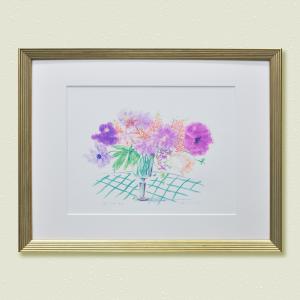 元永定正（もとながさだまさ） 版画 絵画 現代アート 額入り