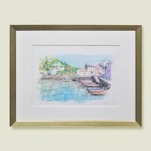 元永定正（もとながさだまさ） 版画 絵画 現代アート 額入り