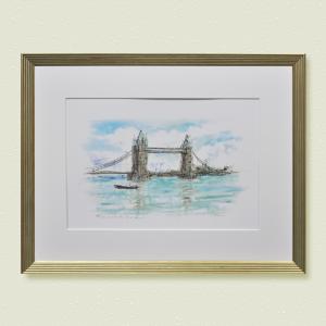 津田耕 版画 絵画 風景画 額入り アート : アトリエ4seasons - 通販