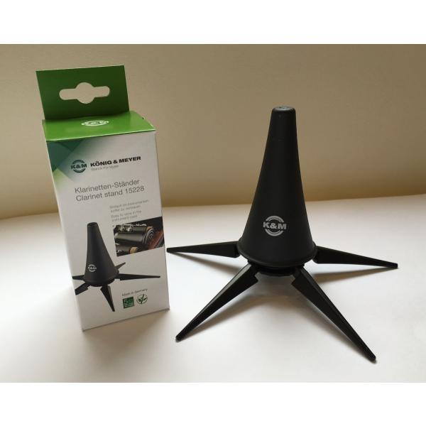 クラリネット スタンド K&amp;M B♭クラリネット Aクラリネット用 15228