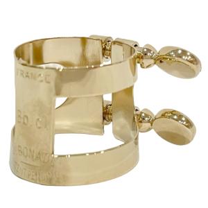 B♭ クラリネット リガチャー ボナード 逆締 シャンパンゴールド