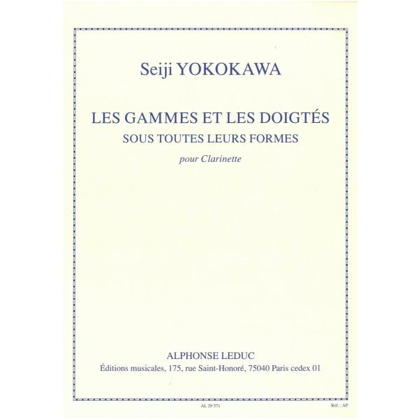 音階と運指/横川晴児【クラリネットエチュード】ルデュック出版
