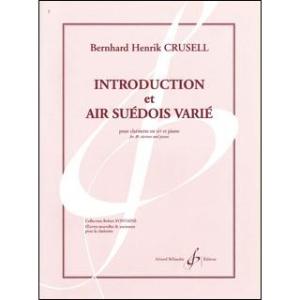 序奏とスウェーデンの旋律による変奏曲/クルーセル【CL+Pf】ビヨドー出版