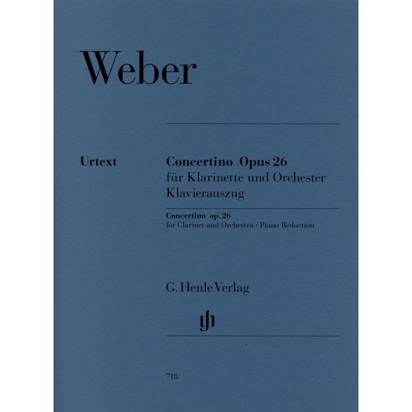 小協奏曲 変ホ長調/ウェーバー【CL+Pf】ヘンレ出版