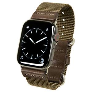 Apple Watch バンド レザー 本革 ナイロン ベルト ミリタリー アップルウォッチ series5/4/3/2/1 対応 ／atelierCODEL