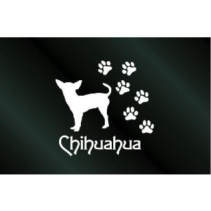 犬のステッカー Dog Sticker 肉球いっぱいドッグステッカースムースコートチワワ Sサイズ アトリエdomヤフー店 通販 Yahoo ショッピング