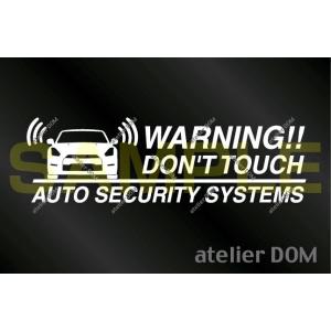 R35 GT-R用セキュリティーステッカー3枚セット